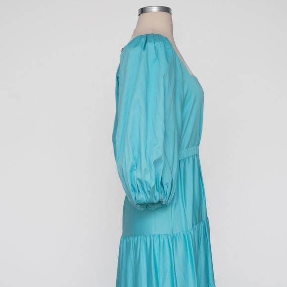 Alice + Olivia. Shayla Tiered Gathered Cotton-blend Maxi‎ Dress. - Picture 7 of 16